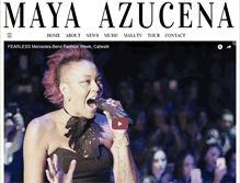 Tablet Screenshot of mayaazucena.com